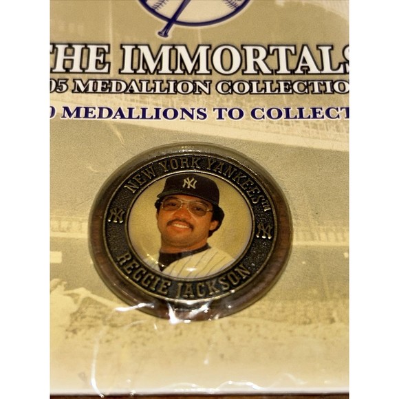 Reggie Jackson The Immortal’s 2005 Medallion Baseball Hall of Fame Yankees Coin - Picture 2 of 9